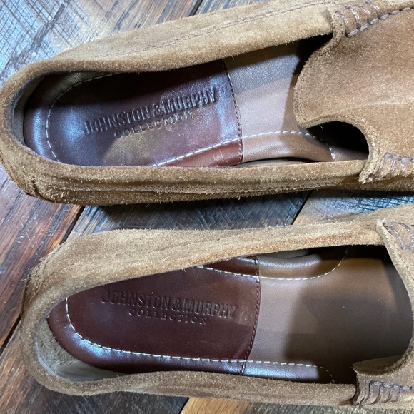 Men\'s Suede Slip-On Loafers in Tan main image 5